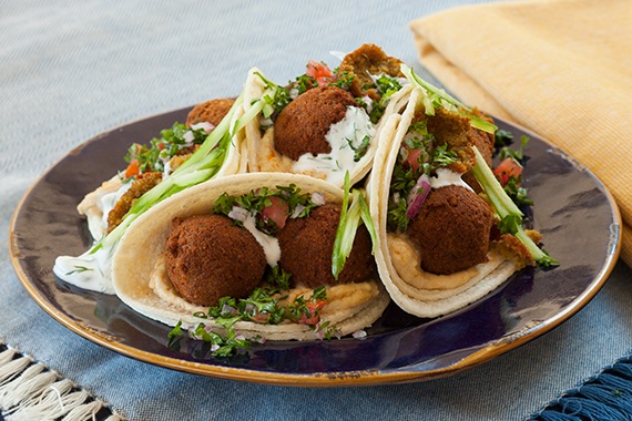 taco de falafel