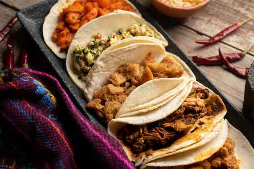 variedad de tacos