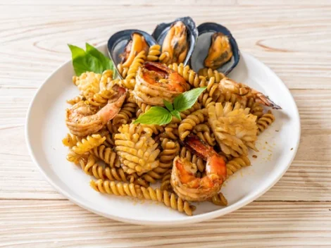 Recetas de pasta con mariscos rápidas y fáciles